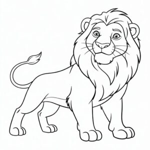 lion king kleurplaat