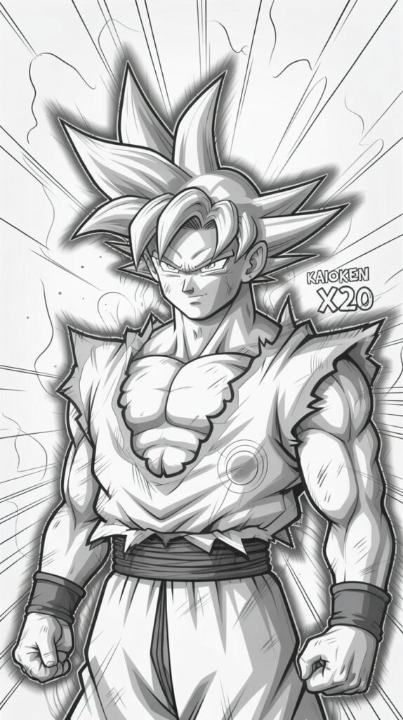 dragon ball z ausmalbilder son goku