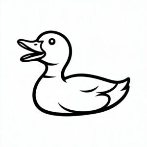 ausmalbild ente kostenlos