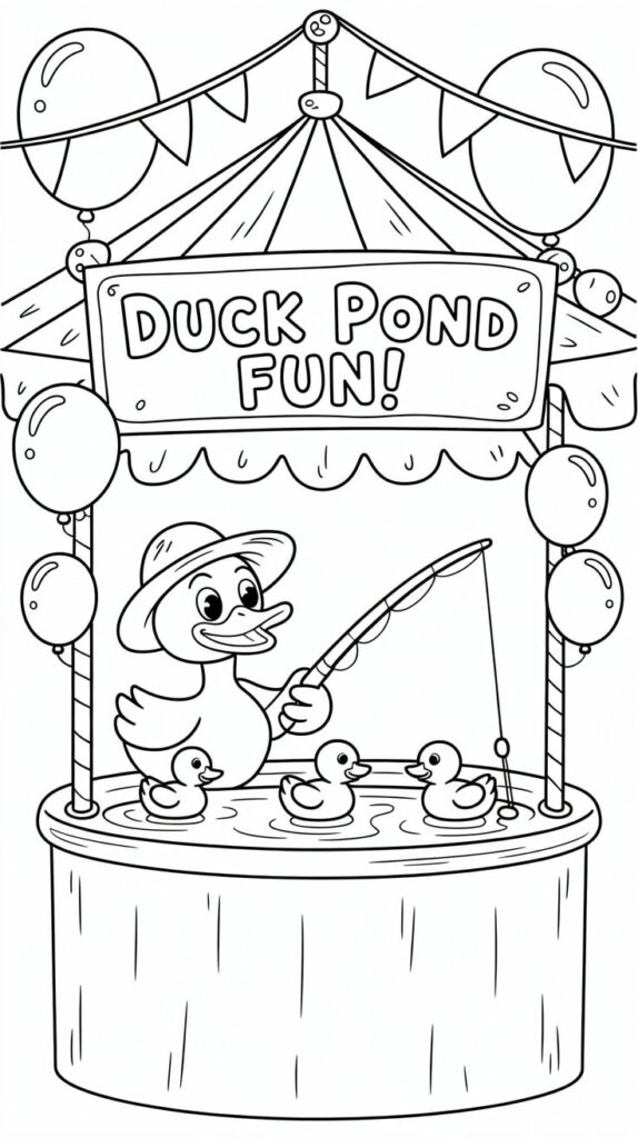 ausmalbild ente tauchen