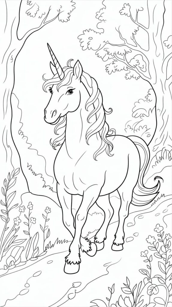 disegno di unicorni