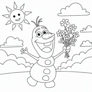disegni di pupazzi di neve