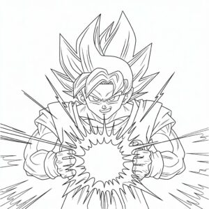 dragon ball ausmalbilder goku