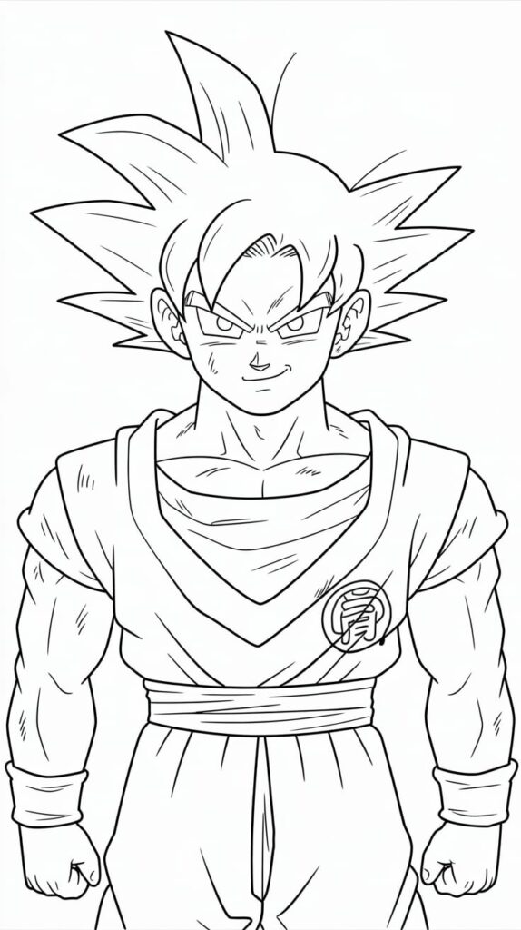 goku ausmalbilder
