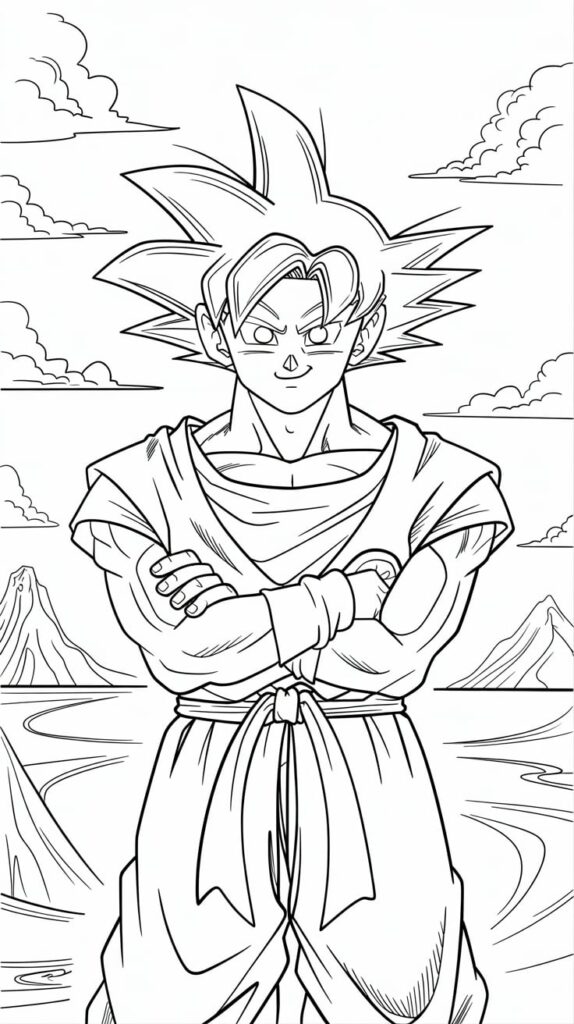 goku dragon ball ausmalbilder