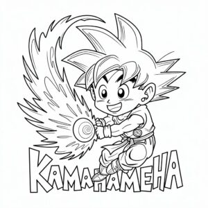 goku ausmalbild