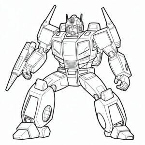 disegni da colorare di transformers