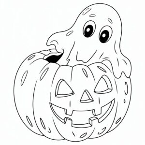 halloween tekenen spook