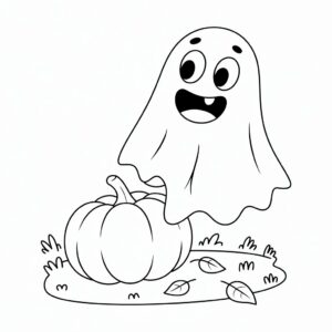 halloween tekeningen spook