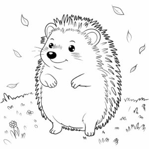 hérisson coloriage