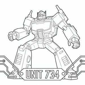 disegni da colorare transformer