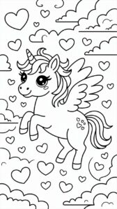 kawaii eenhoorn tekenen