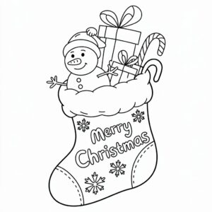 pupazzo neve disegno