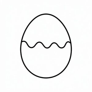 easter egg printable coloring pages