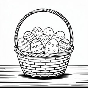 oeufs de paques dessin