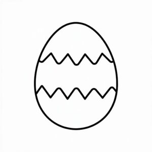 easter egg coloring pages pdf