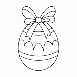 coloring pages easter eggs