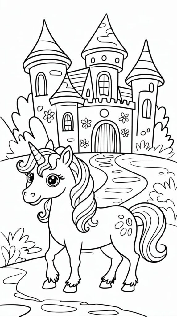 disegni di unicorni