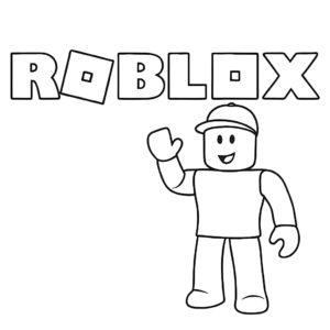 coloriage personnage roblox