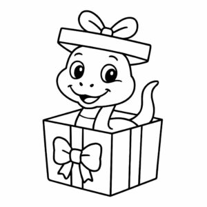 kleurplaat slang printen