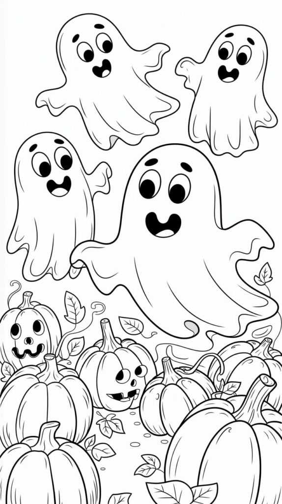 haunted house spooky halloween coloring pages