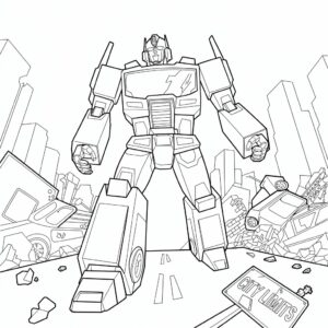 disegni da colorare dei transformers