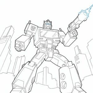 transformers da colorare