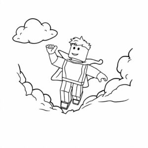 coloriage roblox à imprimer gratuit