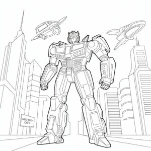 disegni da colorare di transformers