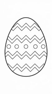 Páginas para colorear de huevos de Pascua