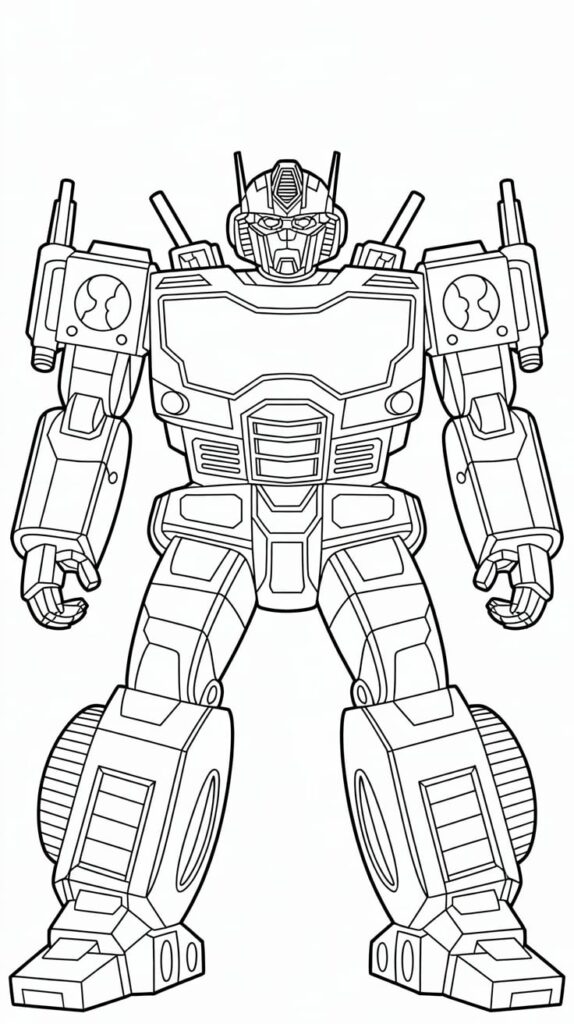 transformer da colorare