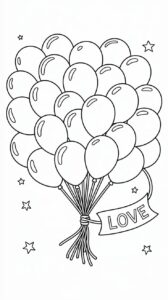 ausmalbilder valentinstag oma