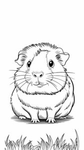 kleurplaat cavia
