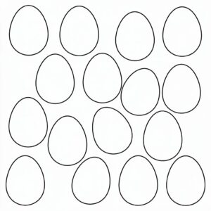 free easter egg coloring pages