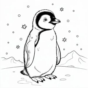 pinguin tekenen