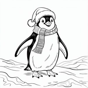 pinguin tekenen in stappen