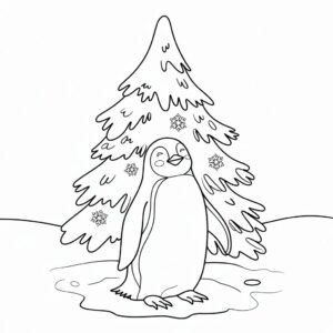 pinguin tekeningen
