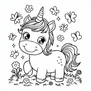 unicorno disegno