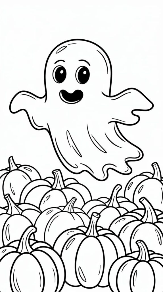 spooky halloween coloring pages printable