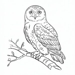 hibou coloriage imprimer