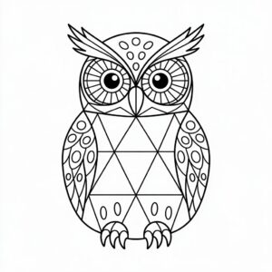 dessins hibou