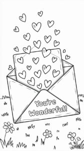 ausmalbilder valentinstag ausdrucken als herz