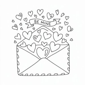 valentijns kleurplaat