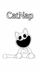 Catnap Kleurplaat – Gratis afdrukbare Pagina’s