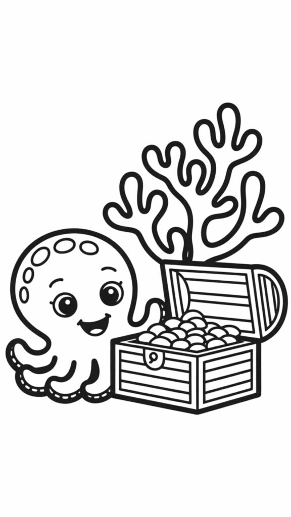 afbeelding octopus tekening