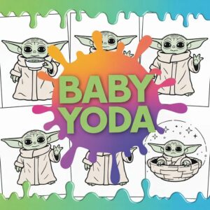 Baby Yoda värityssivu