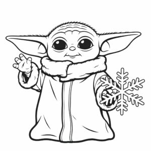 baby yoda kleurplaten
