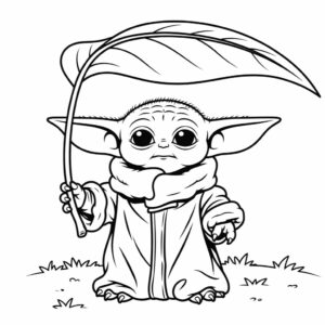 baby yoda tekenen