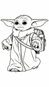 baby yoda tekenen cute makkelijk