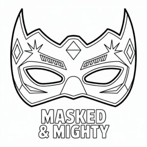 carnaval masker tekenen